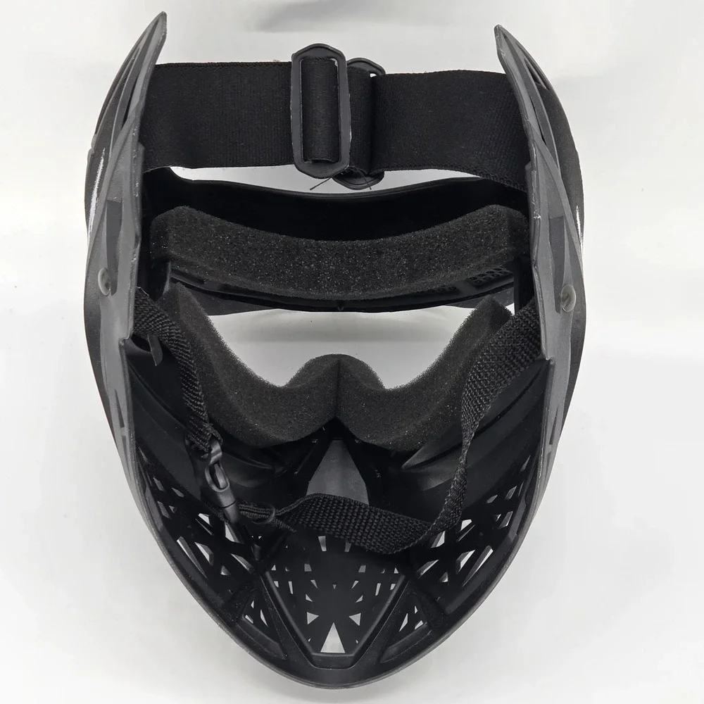 JT Paintball ProFlex Gray Black Adult Protective Mask Goggles for Paintball